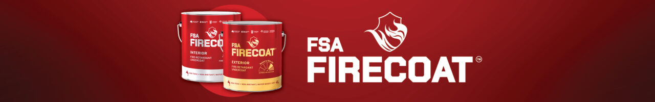 Image of FSA Firecoat paint cans - exterior and interior.